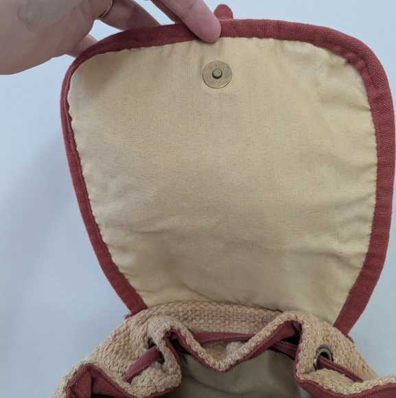 Vintage Southwestern Woven Cotton Kilim Backpack - Picture 11 of 15